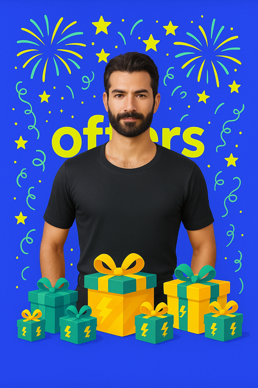 Men Offers ( Black Round )